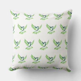 Colorful Floral Pattern Pillow Kudde