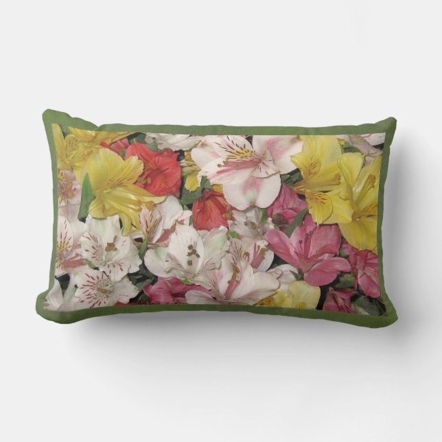 Colorful Flowers American MoJo Pillows Lumbarkudde (Framsida)