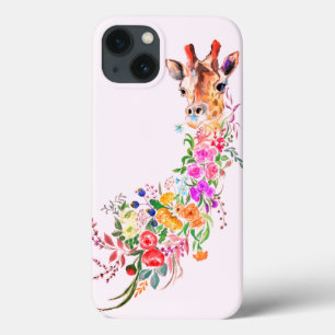 Colorful Flowers Bouquet Giraffe - ritad av Migned