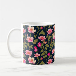 Colorful flowers-Floral pattern 22 - Coffee Mug Kaffemugg