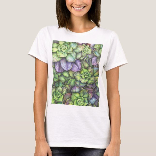 Colorful Flowers T-Shirt (Framsida)
