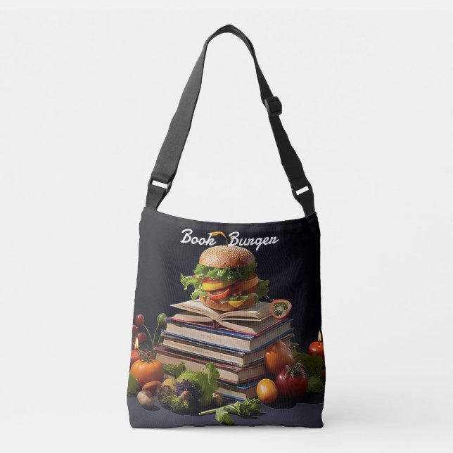 "Colorful Food Tote Bag" Axelväska (Framsida)