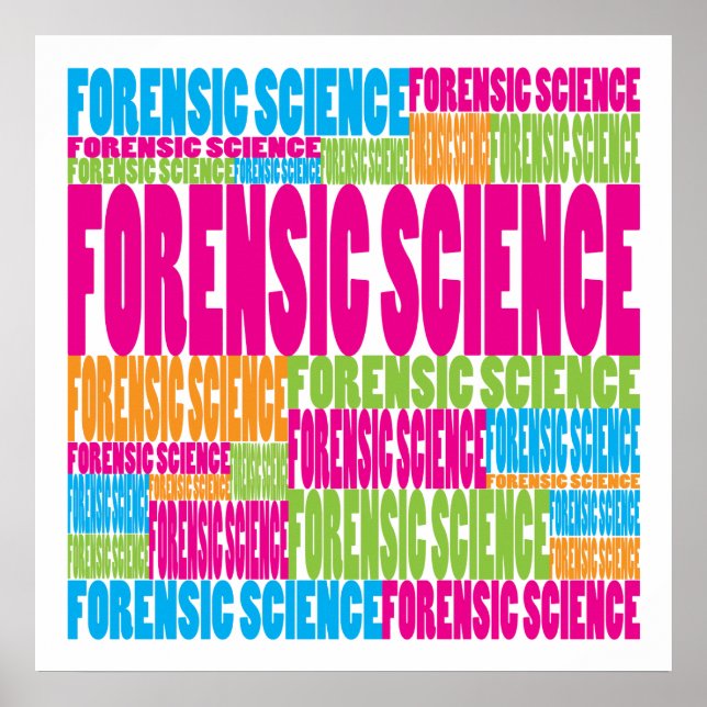 Colorful Forensic Science Poster (Framsidan)