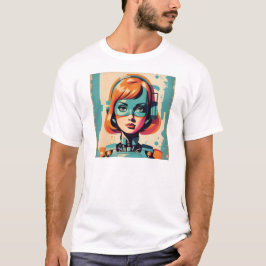 Colorful Futuristic Heroine T Shirt