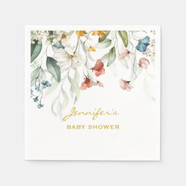 Colorful Garden Blommigts Std Cocktail Pappersservett