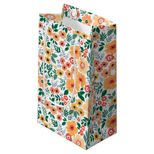 Colorful Garden Bouquet Mönster (Framsidan Vinklad)