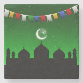 Colorful Garland with Mosque Stenunderlägg