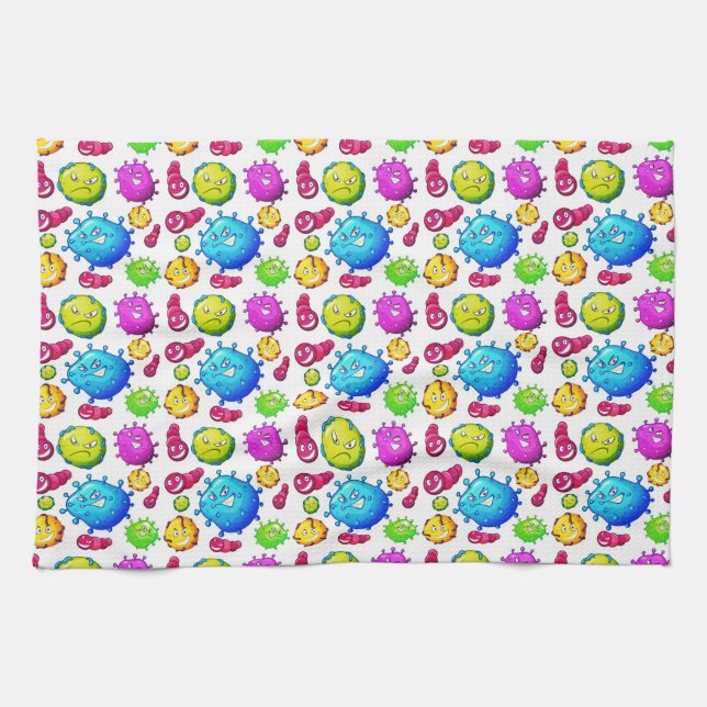 Colorful Gems Mönster Kökshandduk (Horisontell)
