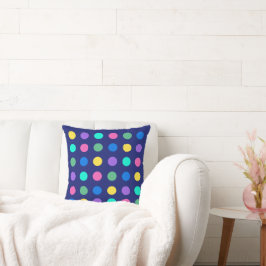 Colorful Geometric Dots Pillow Kudde