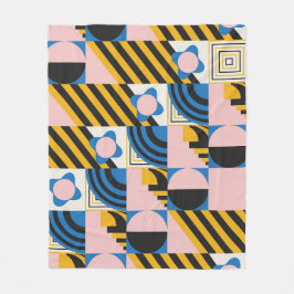Colorful Geometric Pattern  Fleecefilt
