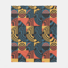 Colorful Geometric Pattern  Fleecefilt