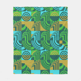Colorful Geometric Pattern  Fleecefilt