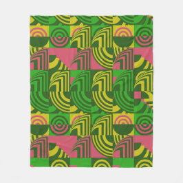 Colorful Geometric Pattern  Fleecefilt