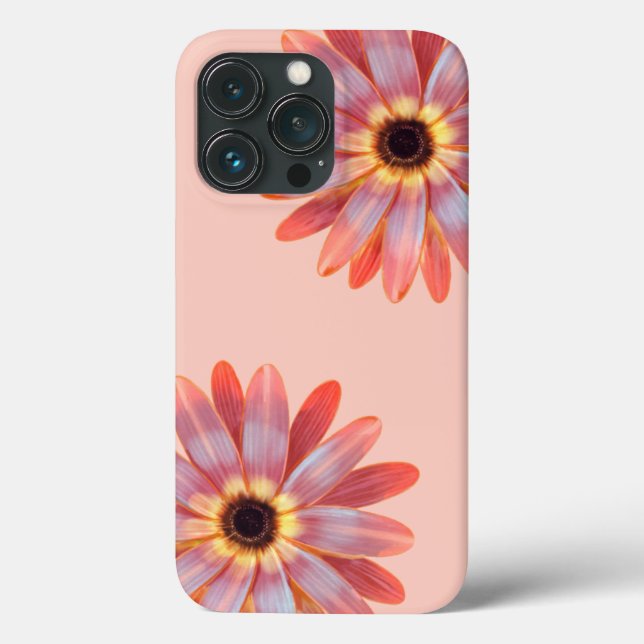 Colorful Gerbera Daisy Blommigt Phone Case (Baksida)