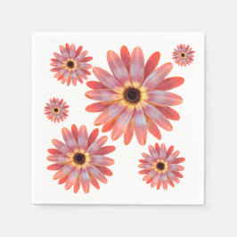 Colorful Gerbera Daisy Pappersservett