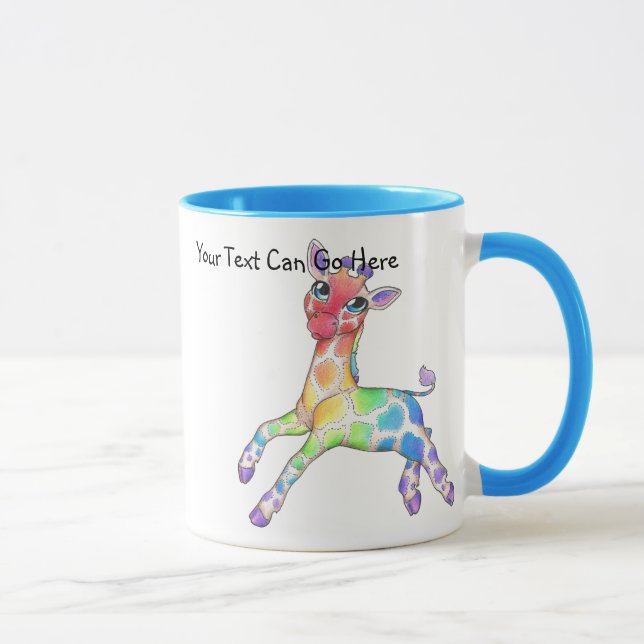 Colorful Giraffe Mugg (Höger)