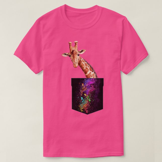 Colorful Giraffe T Shirt (Design framsida)