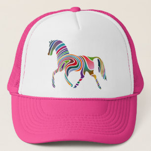 Colorful Girly Fantasy Horse Truckerkeps