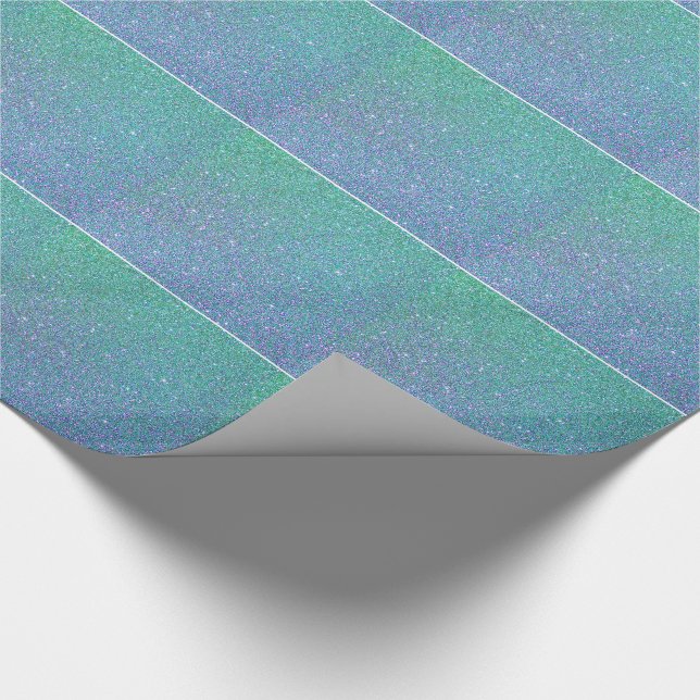Colorful Glam Faux Glitter Presentpapper (Hörn)