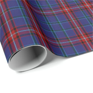 Colorful Glenn Klan Tartan Play Wrapping Papper Presentpapper