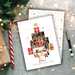 Colorful God jul Träd Family Collage Julkort<br><div class="desc">En färgstark God jul-kortsdesign har en Julgran-fotokollage som kommer att beundra familj och vänner denna glädjande Julhelg.</div>