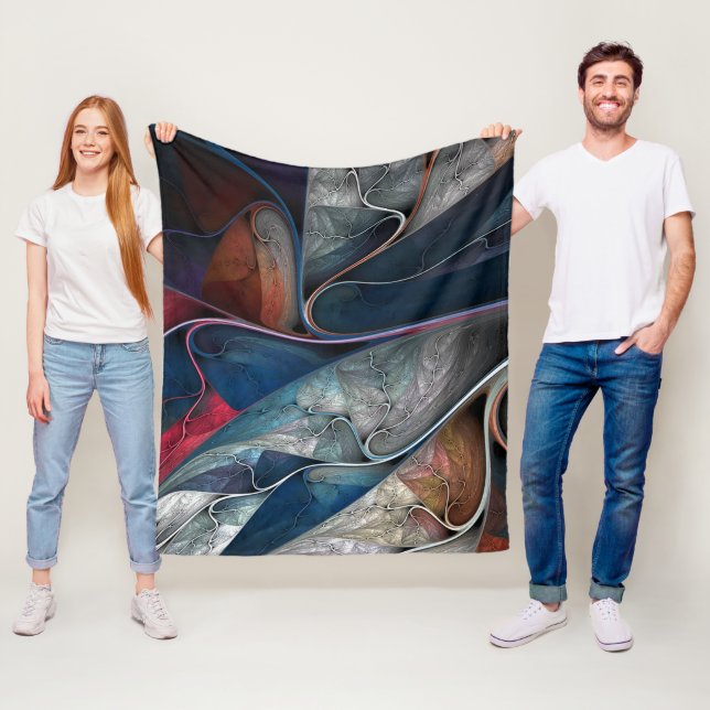 Colorful Graffiti Art. Fleecefilt (På plats)