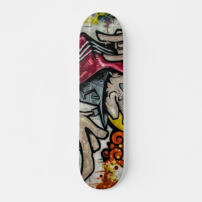 Colorful Graffiti Art Skateboard (Framsida)