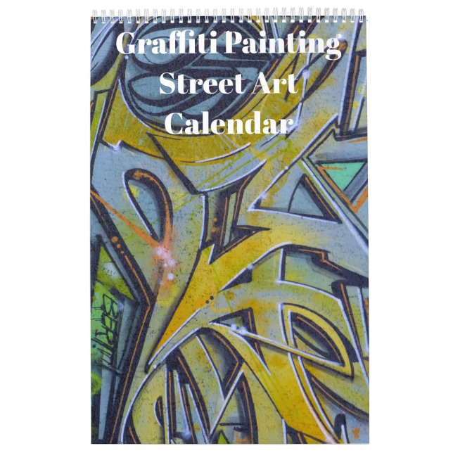 Colorful Graffiti Painting Street Art 2023 Kalender (Omslag)