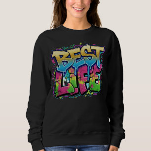 Colorful Graffiti Stil Motivational Bära T Shirt