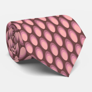 Colorful Groovy Retro 70-talet Mönster Neck Tie Slips