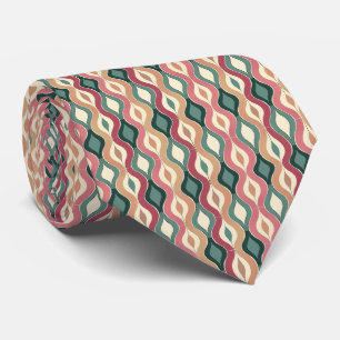 Colorful Groovy Retro Neck Tie Slips
