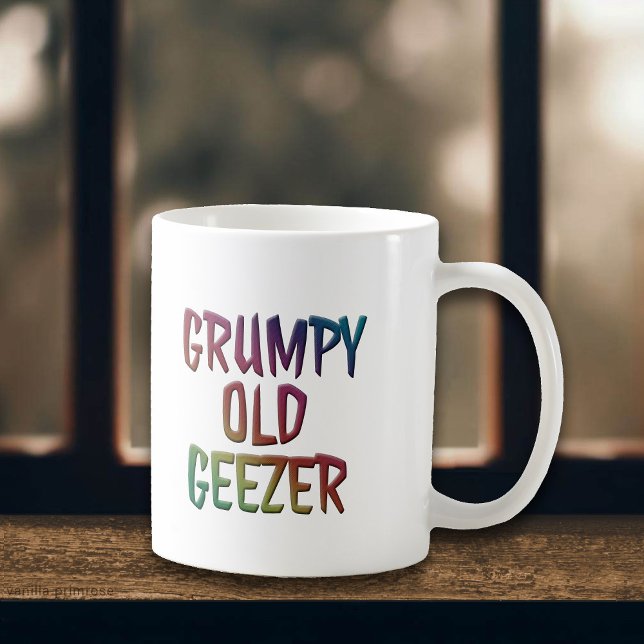 Colorful Grumpy Old Geezer Mugg Kopp (Skapare uppladdad)