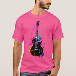 Colorful Guitarist Guitar Music Lover T Shirt