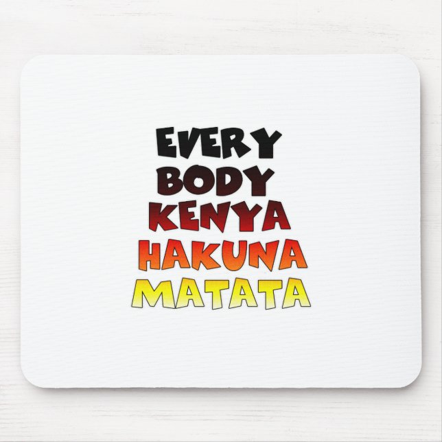 Colorful Hakuna Matata: A Kenyan Firande Musmatta (Framsidan)