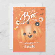 Colorful Halloween Baby Shower Boo Thmet