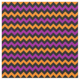Colorful Halloween Chevron Mönster Tyg