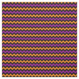 Colorful Halloween Chevron Mönster Tyg
