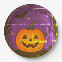 Colorful Halloween Pumpkin Napkins