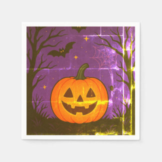 Colorful Halloween Pumpkin Napkins Pappersservett