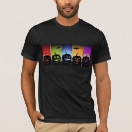 Colorful Halloween Pumpkins T Shirt