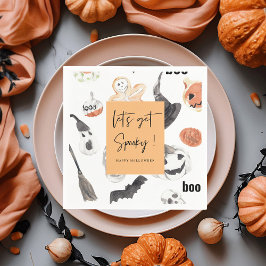 Colorful Halloween Scary Mönster |Happy halloween Pappersservett