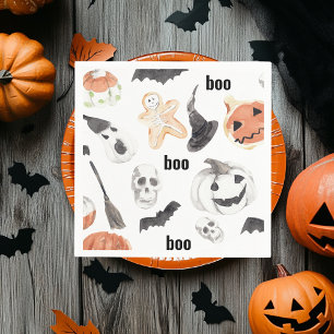 Colorful Halloween Scary Mönster Happy halloween Pappersservett