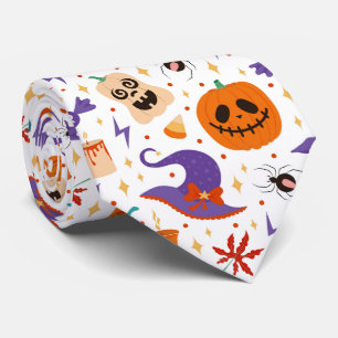 Colorful Halloween Symbols Mönster Slips