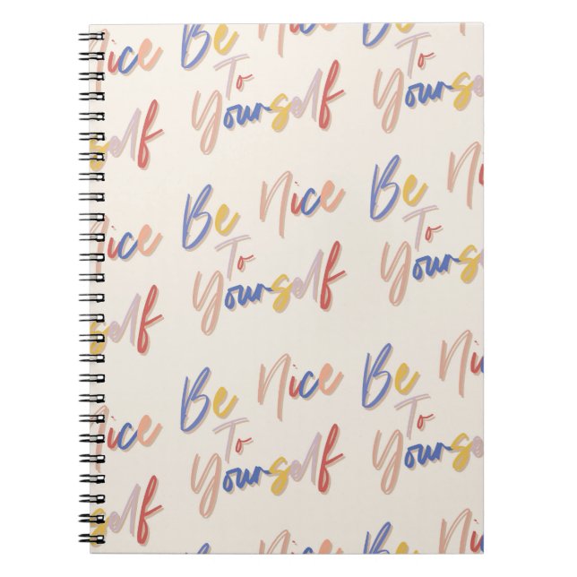 Colorful Hand plockade Motiational Mönster Anteckningsbok (Framsidan)