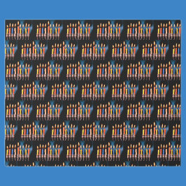 🕎 Colorful Hanukkah Menorah Presentpapper