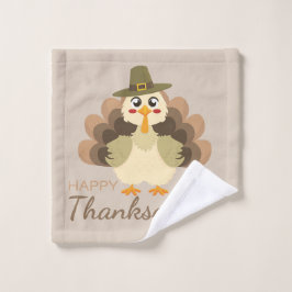 Colorful Happy Thanksgiving Cute Turkey