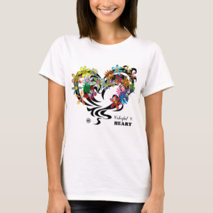 Colorful×HEART Tee Shirt