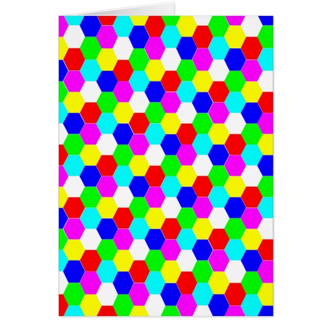 COLORFUL HEXAGON OBS KORT (Framsidan)
