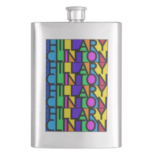 Colorful Hillary Clinton 2016-kolv Fickplunta