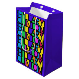 Colorful Hillary Clinton 2016-presentväska